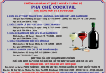 Khai giảng khóa học ngày 04&05/03/2026 – Sài Gòn Bartender